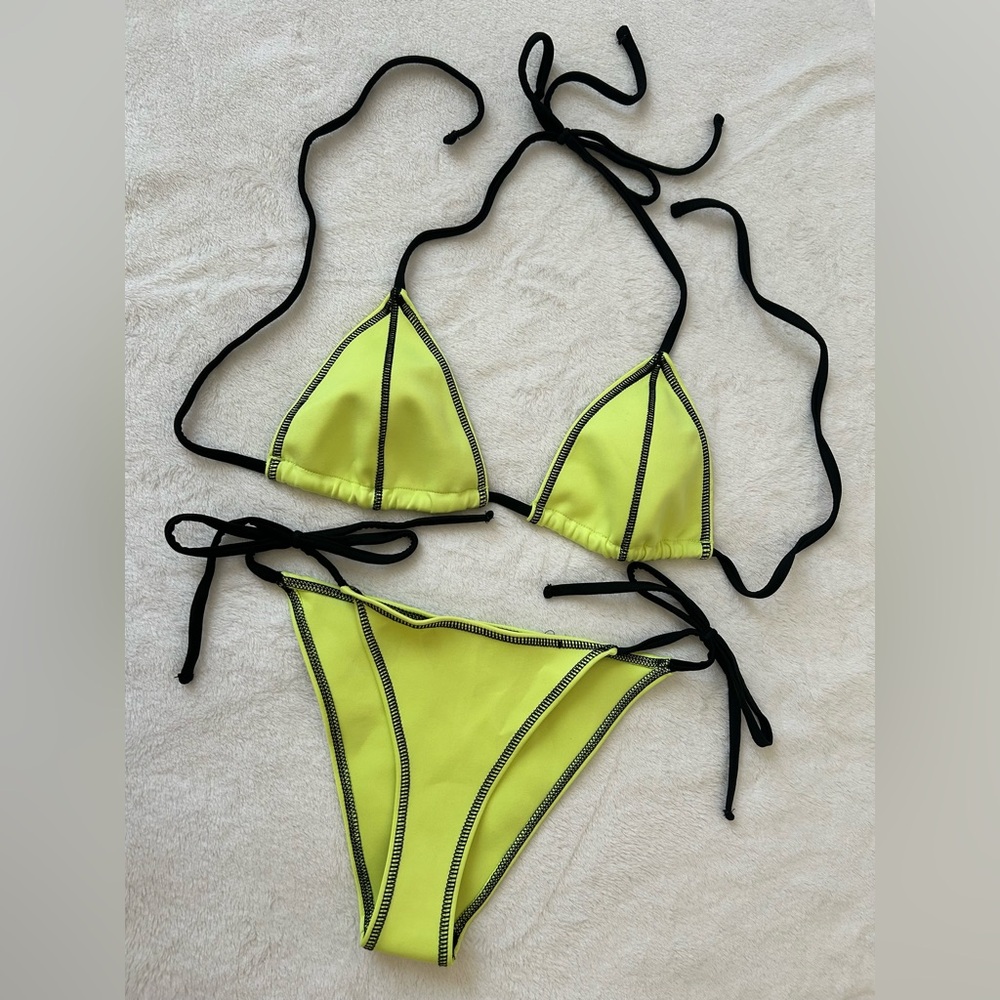 Forever 21 Neon Yellow Bikini